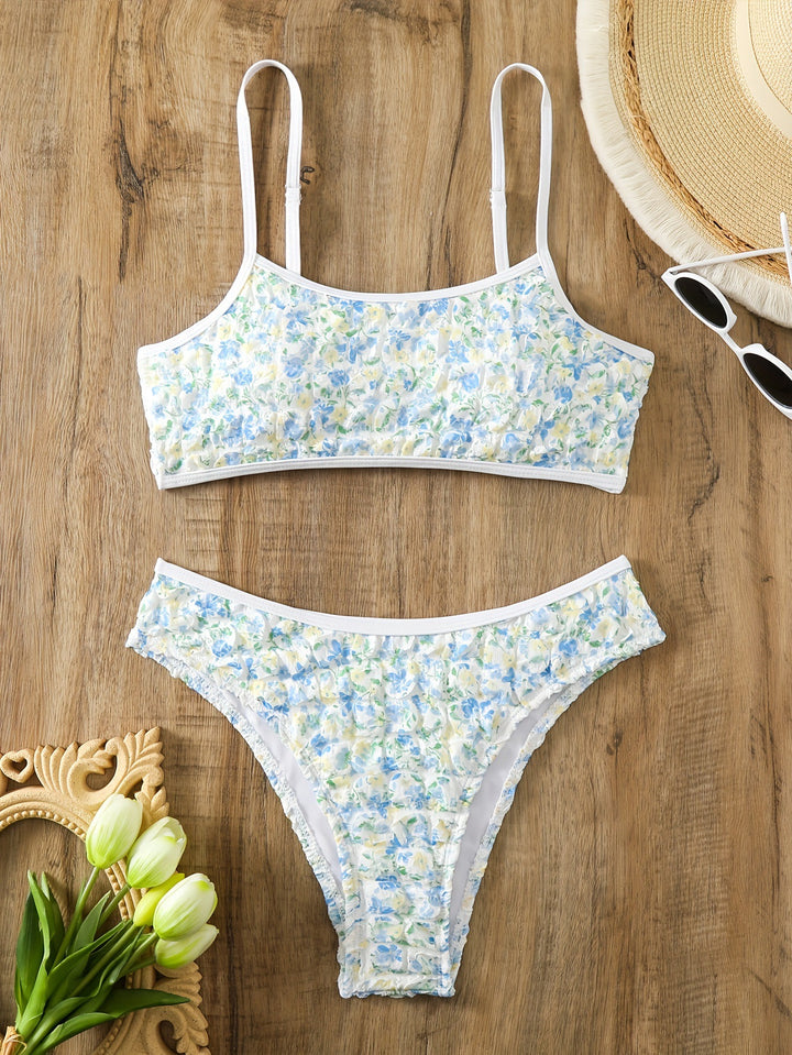 Damen Bikini-Set mit elegantem Blumendesign Echo Archiv