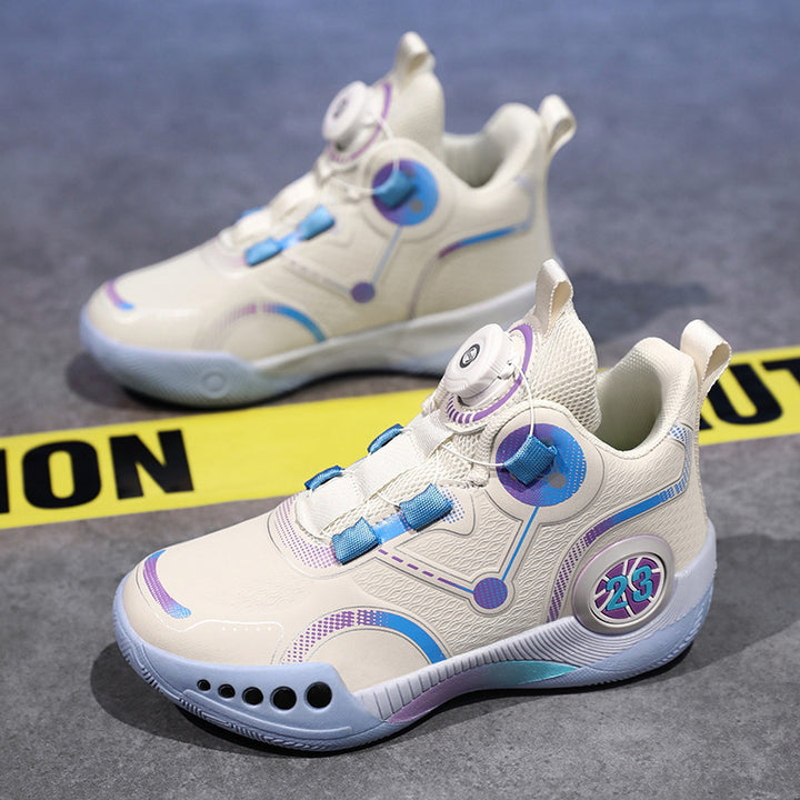 Unisex Futuristische City-Sneaker mit Drehmechanik-Verschluss, gepolsterter Fersenstütze und gedämpfter Wabensohle Echoarchiv