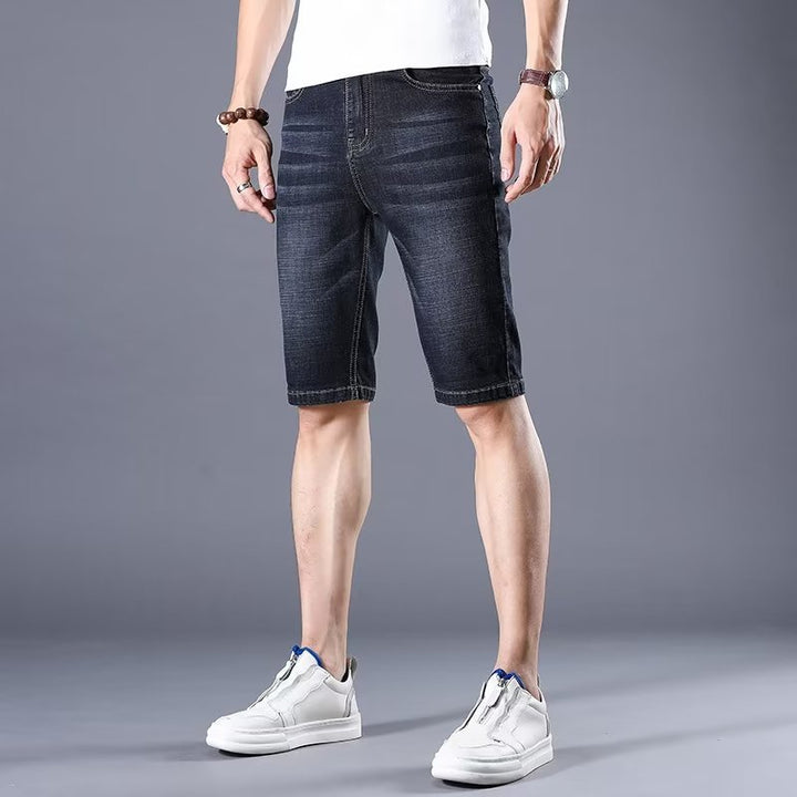 Herren lässige Denim-Shorts mit weitem Schnitt und praktischen Taschen Echoarchiv