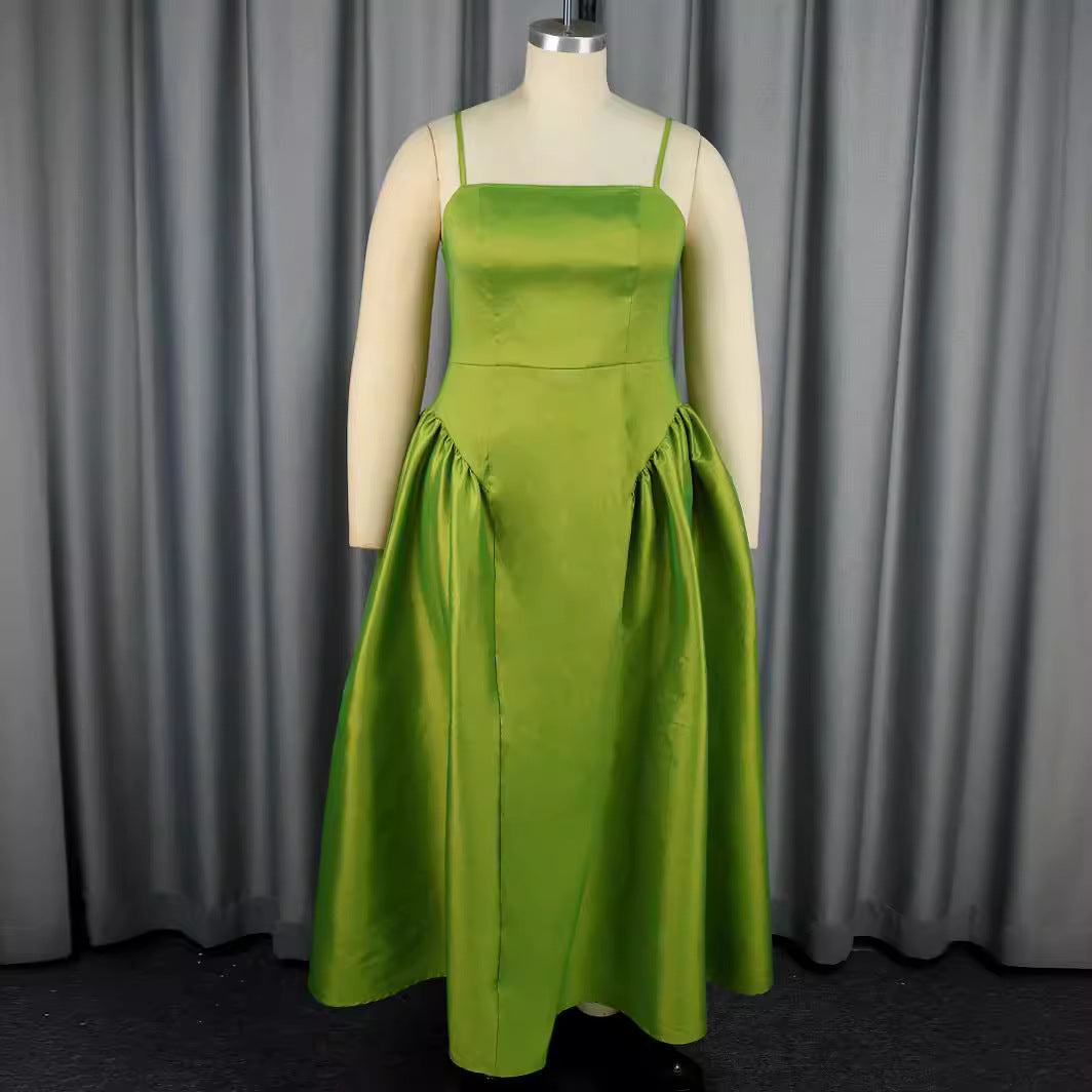 Damen Elegantes A-Linien Maxikleid mit großzügigem Rock Echo Archiv
