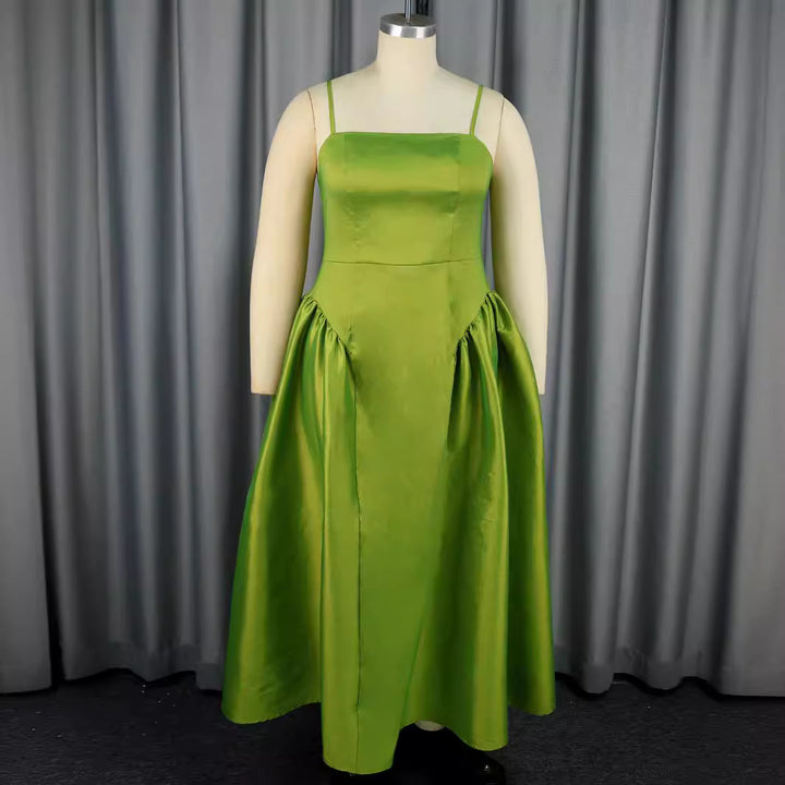 Damen Elegantes A-Linien Maxikleid mit großzügigem Rock Echo Archiv