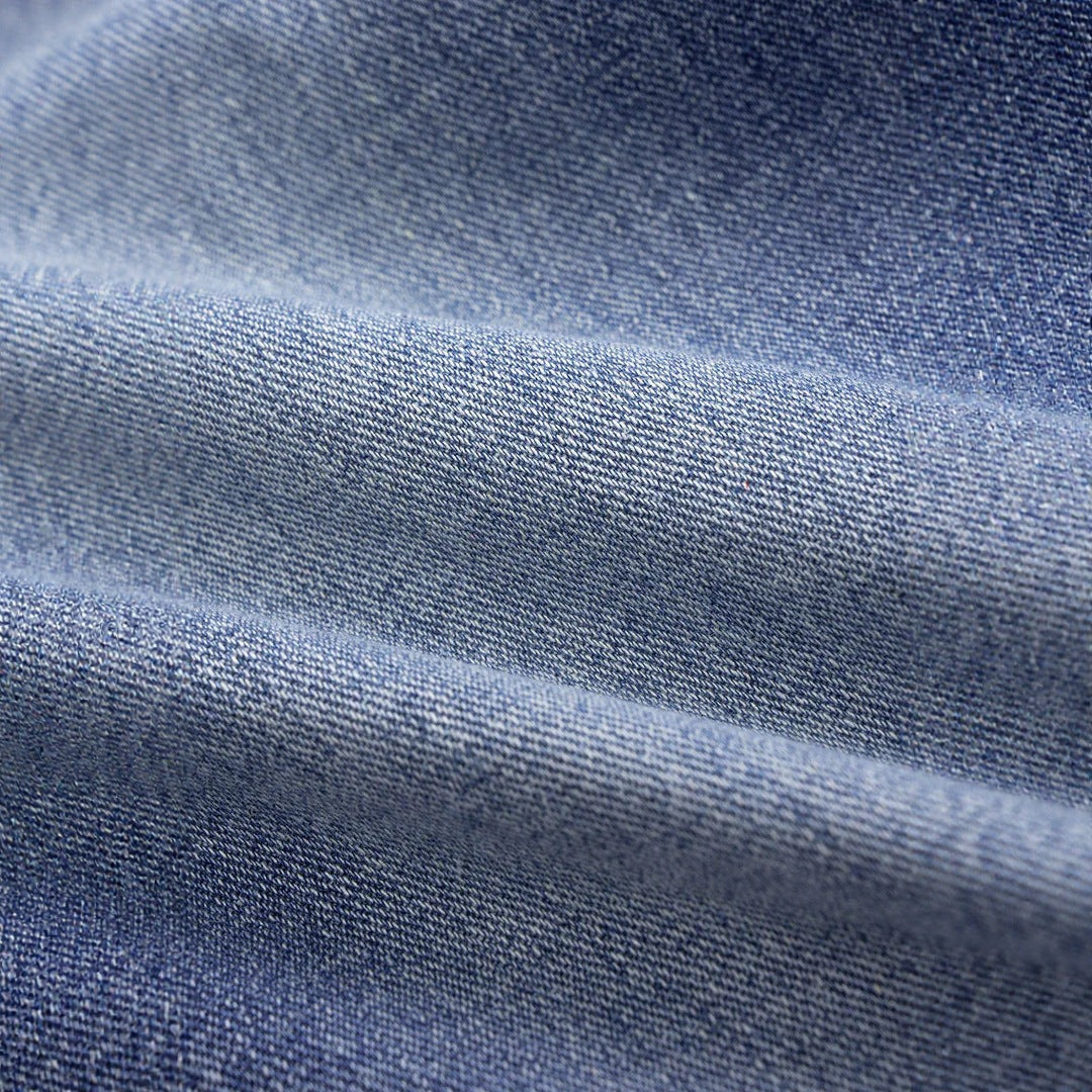 Damen nan hochgeschnittene Doppelbund-Jeansculotte mit weitem Cropped-Bein und sichtbaren Nahtpaneelen Echo Archiv