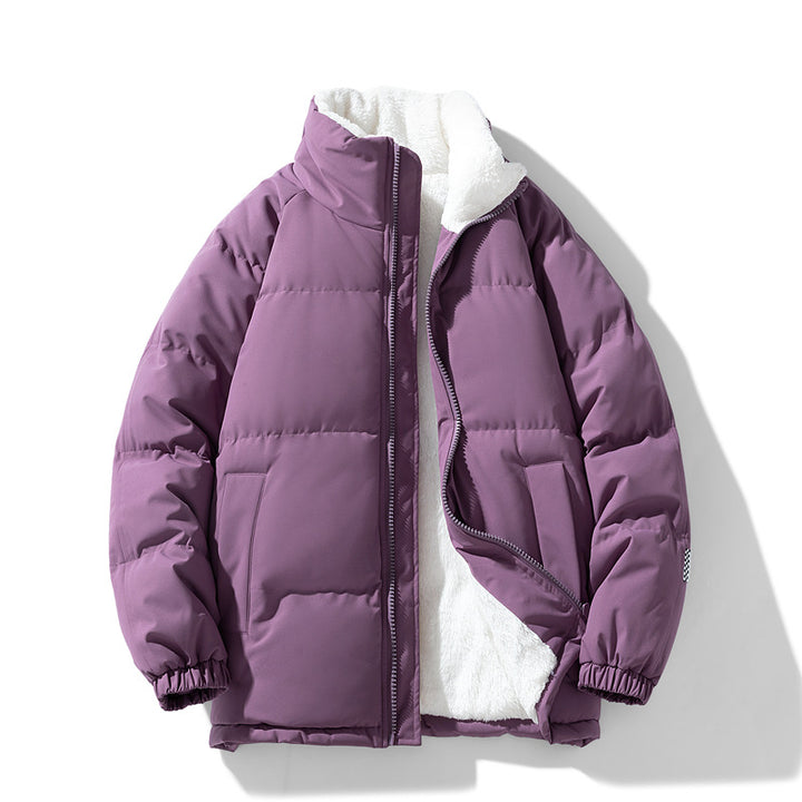 Herren Steppjacke mit wärmendem Innenfutter und hohen Kragen Echoarchiv