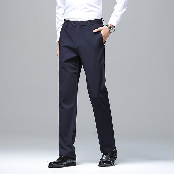 Herren elegante Business-Hose mit feiner Struktur Echoarchiv