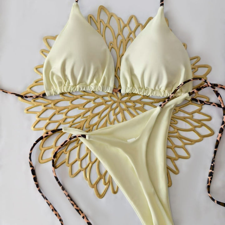 Damen Bikini-Set mit trendigem Animal-Print und modischem Schleifen-Detail Echo Archiv