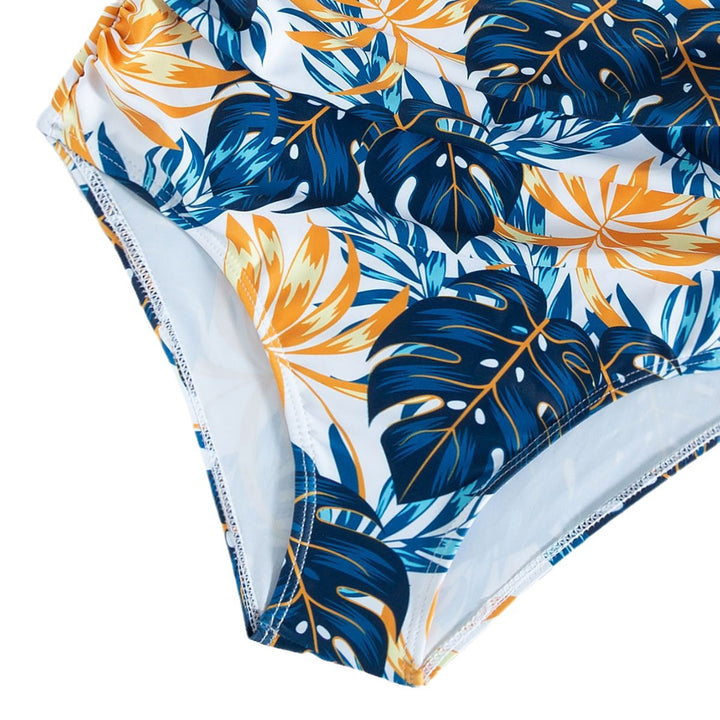 Damen Bikiniset mit verspieltem Volant und hochgeschnittenen Hosen Echo Archiv