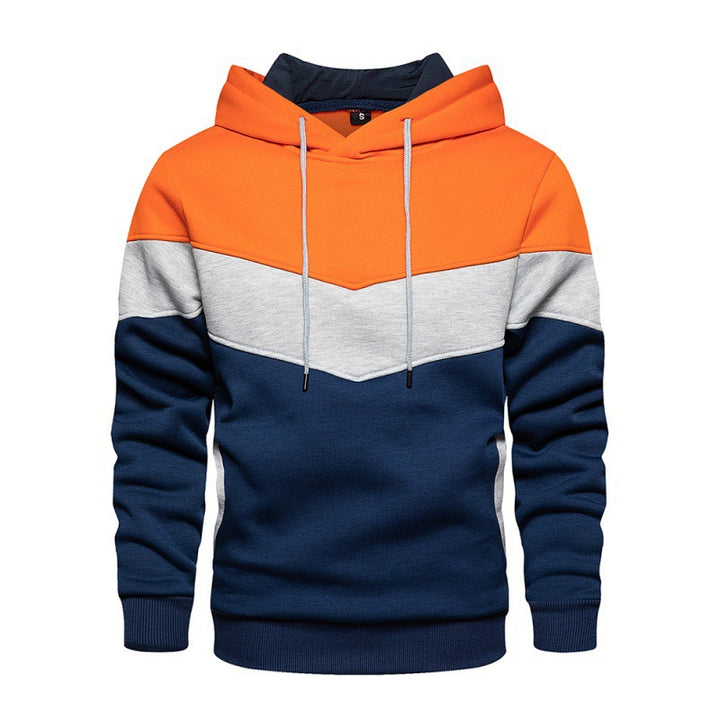 Herren Sportlicher Kapuzenpullover mit modernem Farbblockdesign und atmungsaktiven Eigenschaften Echoarchiv