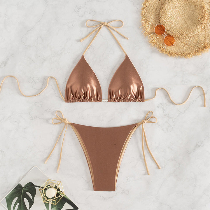 Damen Triangel-Bikini mit eleganten Schnüroptik Echo Archiv