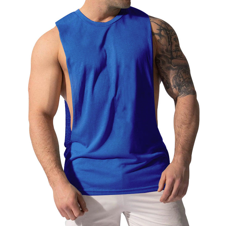 Herren nan Muskelshirt mit extra tiefen Armöffnungen und atmungsaktivem Baumwollmix Echo Archiv