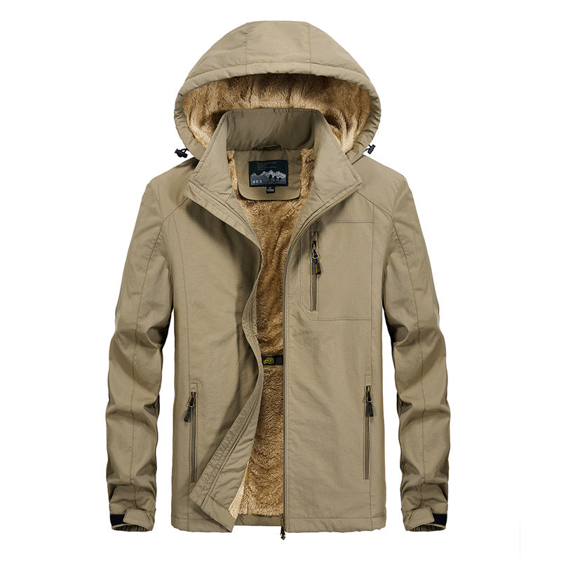 Herren Wärmende Fleecejacke Echo Archiv