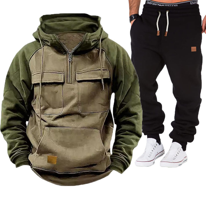 Herren Funktionspullover mit praktischen Taschen Echoarchiv