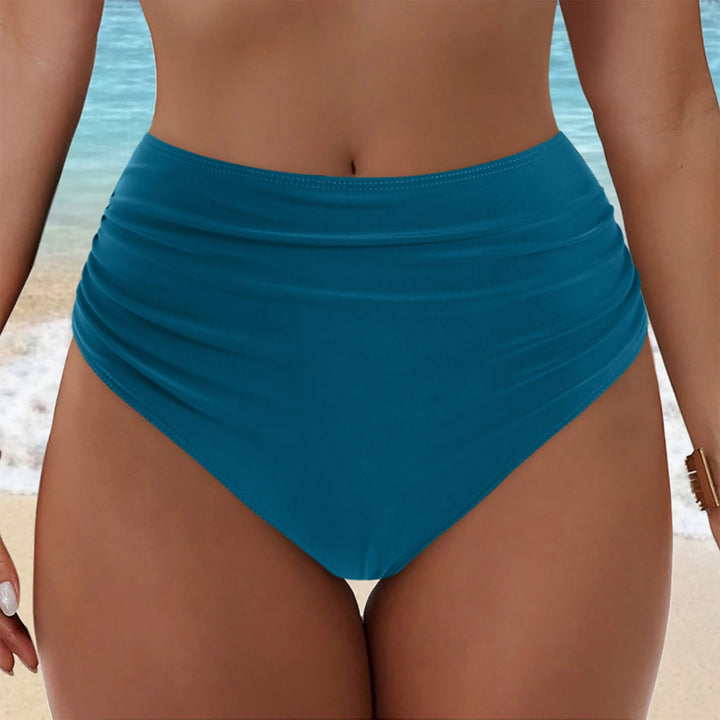 Damen Hochgeschnittenes Bikini-Höschen mit Rüschendetails Echo Archiv