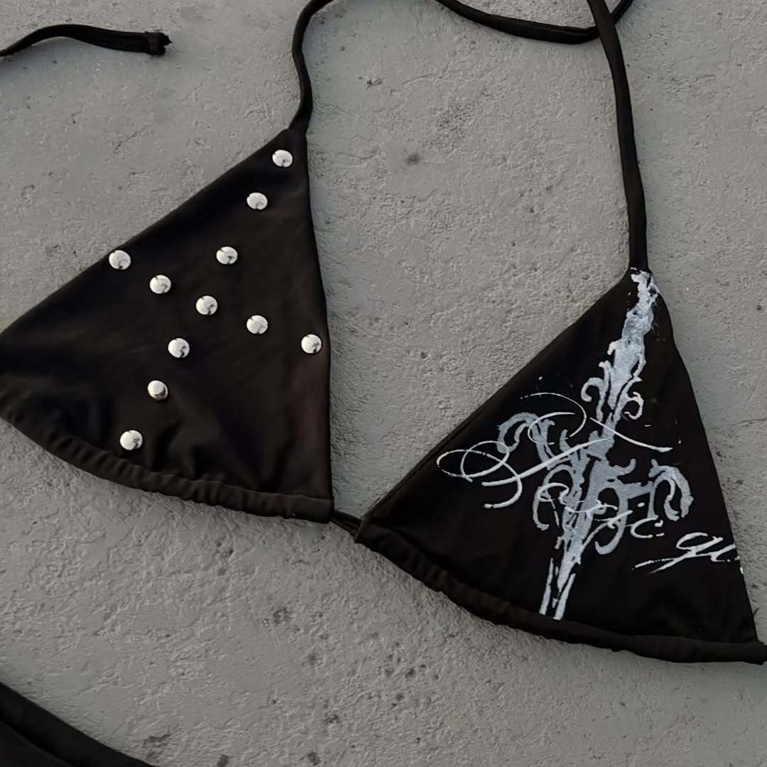 Damen Triangel-Bikini mit auffälligen Details Echo Archiv