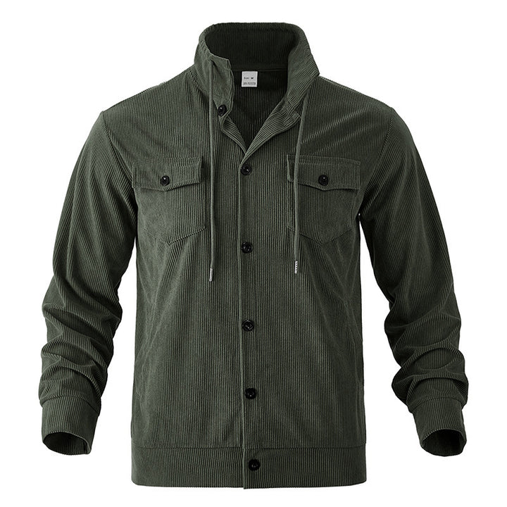 Herren modische Cordjacke mit praktischen Taschen und hochwertiger Verarbeitung Echoarchiv
