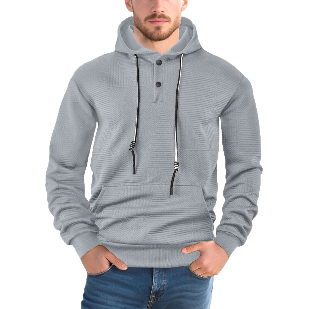 Herren Hoodie mit strukturiertem Design Echoarchiv