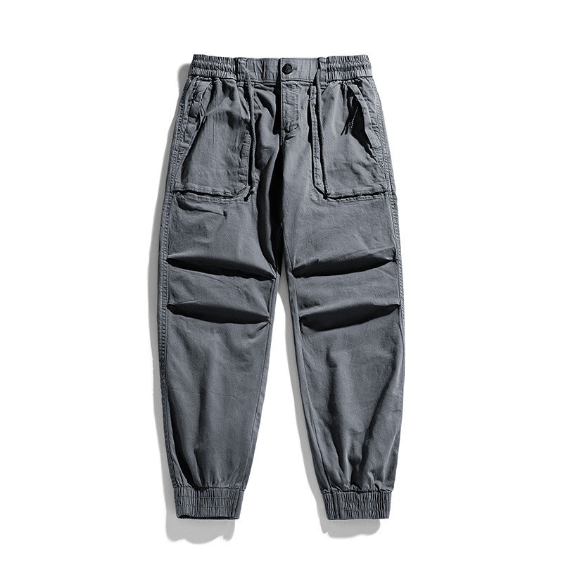 Herren Tapered-Cargojogger mit elastischem Komfortbund, Pattentaschen und Knöchelbündchen Echo Archiv