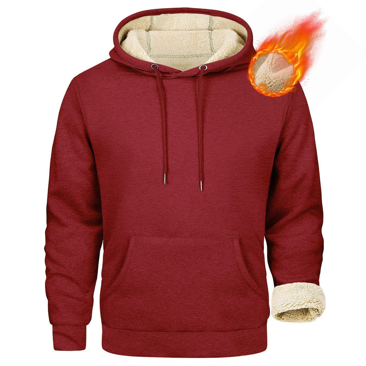 Herren Fleece-Kapuzenpullover mit innenliegendem Kuschelfutter Echoarchiv