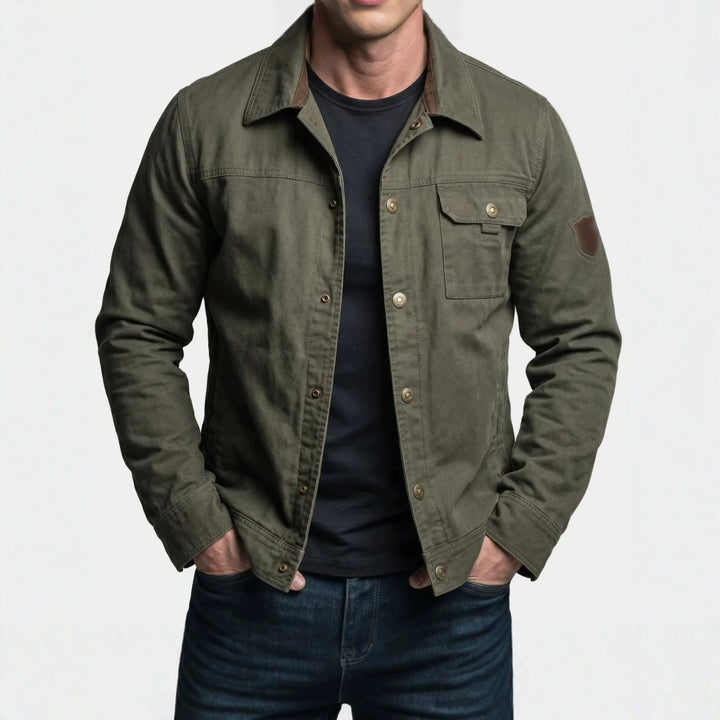 Herren Stilvolle Baumwolljacke