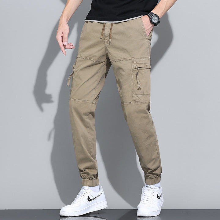 Herren Urbaner Tactical-Cargo-Jogger mit ergonomischen Kniefalten, integrierter Schlüsselöse und elastischem Knöchelabschluss Echo Archiv
