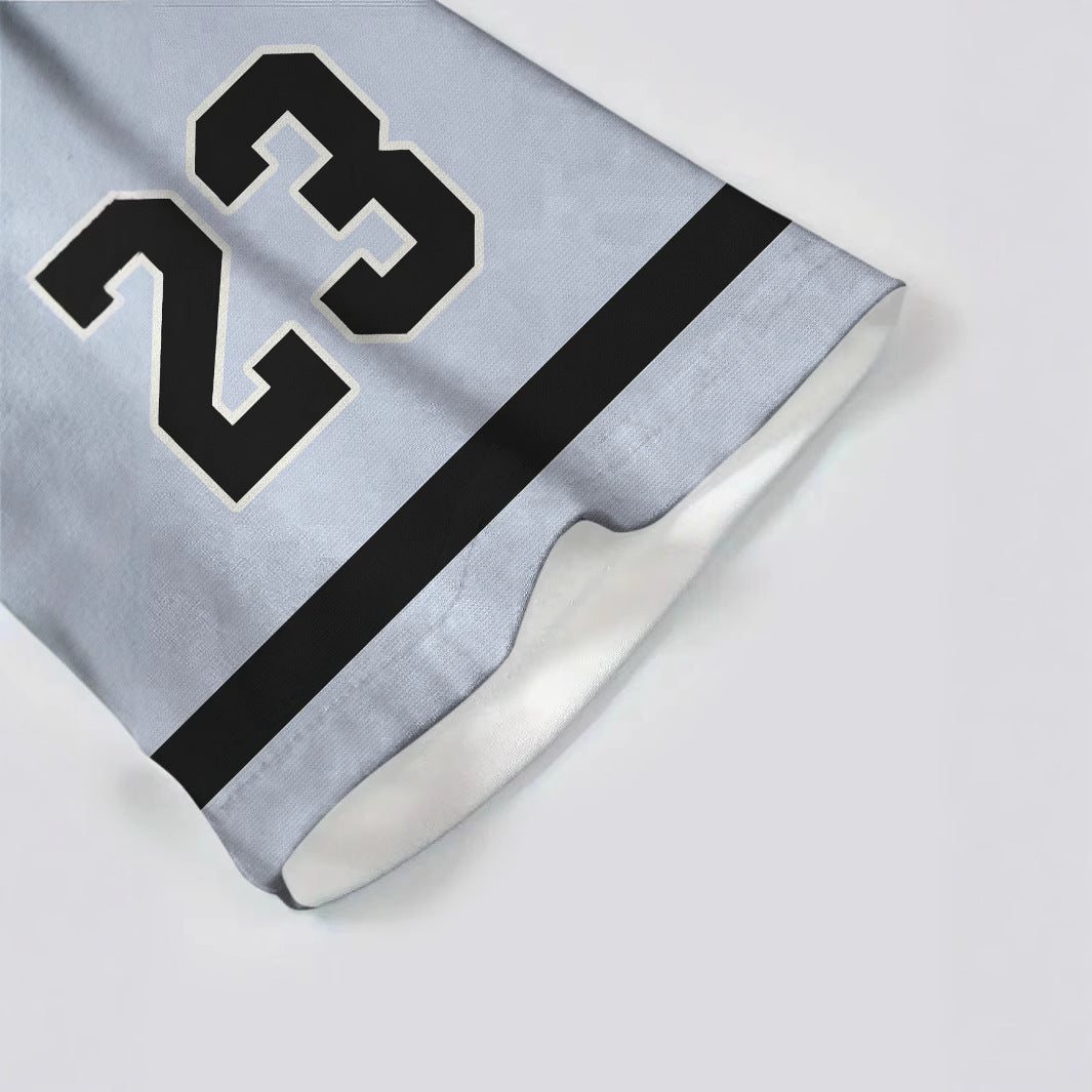 Herren Sportliches Basketball-T-Shirt mit auffälligem Grafikdruck Echoarchiv
