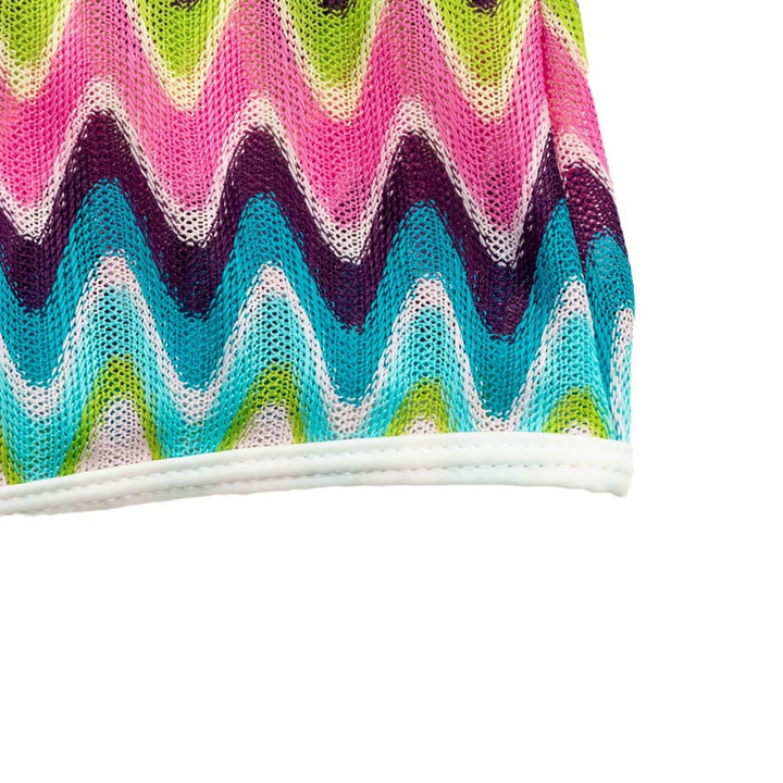Damen modisches Crop-Top und Rock-Set Echo Archiv
