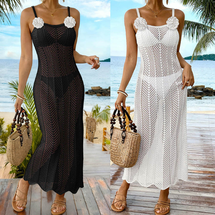 Damen transparenter Strandsarong mit elegantem Design Echo Archiv
