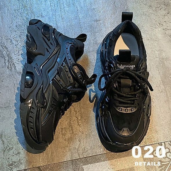 Damen Chunky Sneakers mit atmungsaktiver Mesh-Oberfläche und gepolsterter Sohle Echo Archiv