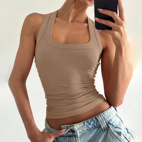 Damen Sportliches Crop-Top Echo Archiv