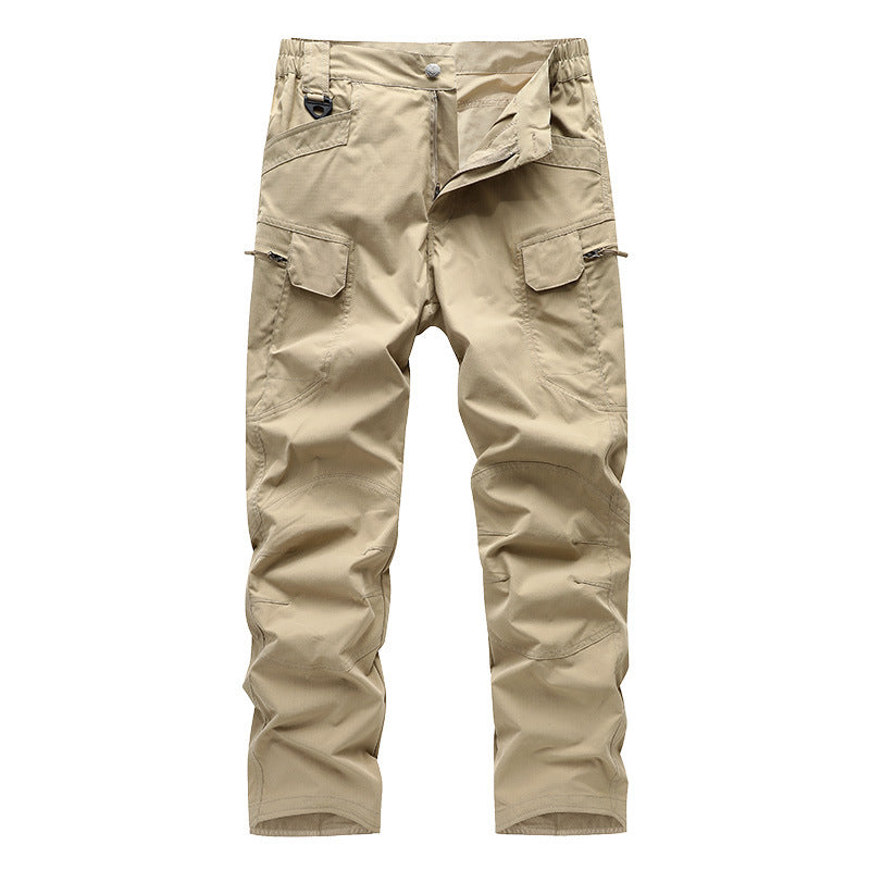 Herren Technik Cargo-Hose mit multifunktionalen Taschen und elastischem Bund Echoarchiv