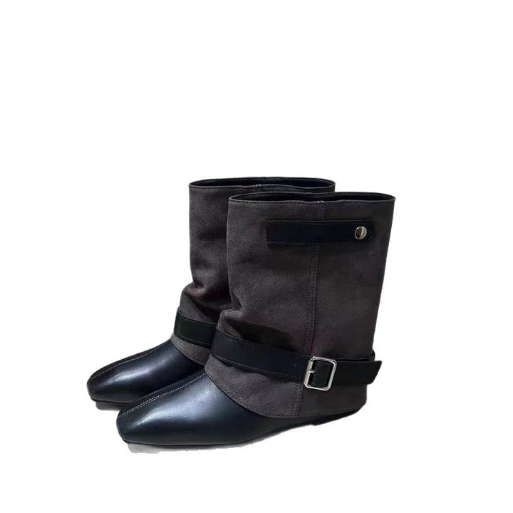 Damen Elegante Stiefeletten mit modischem Riemendesign Echo Archiv