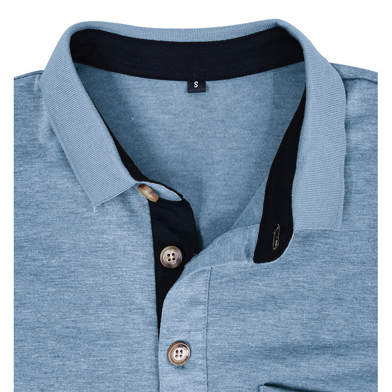 Herren Polo-Shirt mit modernen Designelementen Echoarchiv
