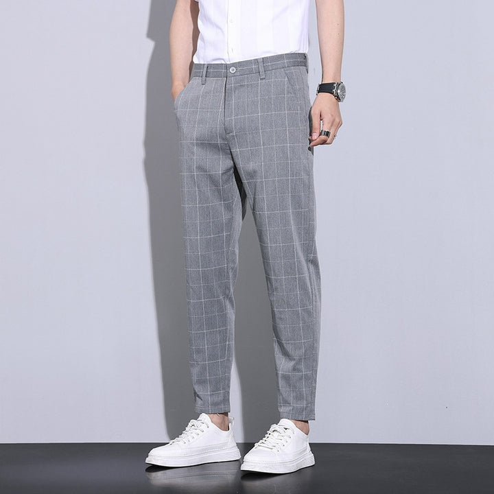 Herren Elegante Kariertes Chino-Hose Echo Archiv