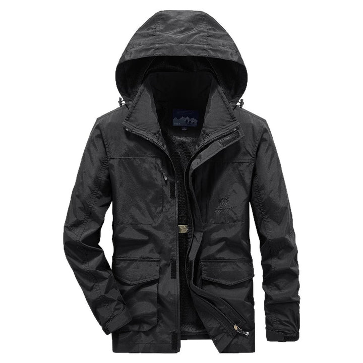 Herren Robuste Wetterjacke mit praktischen Taschen Echo Archiv