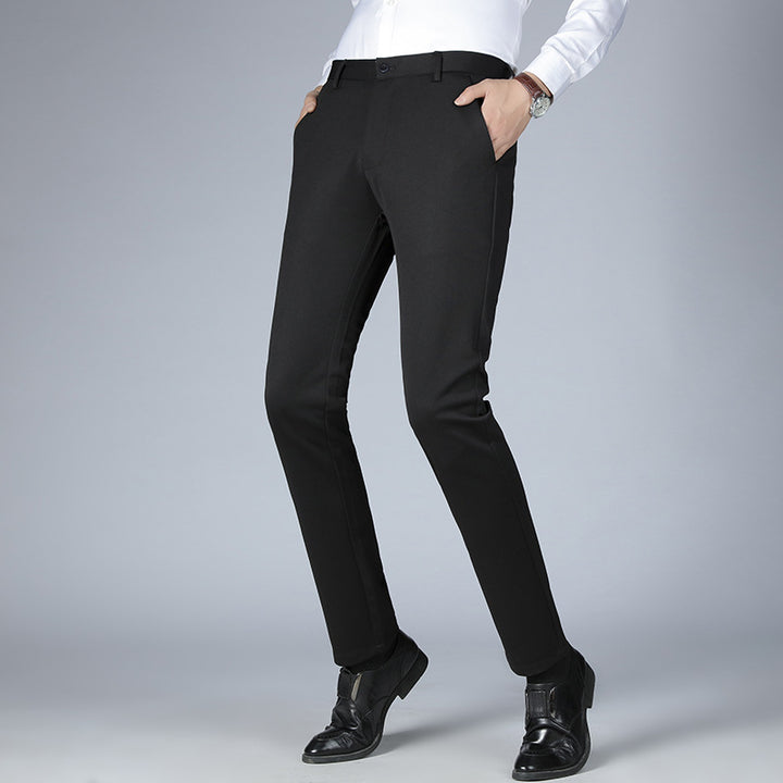 Herren elegante Anzughose mit schmalem Schnitt Echoarchiv