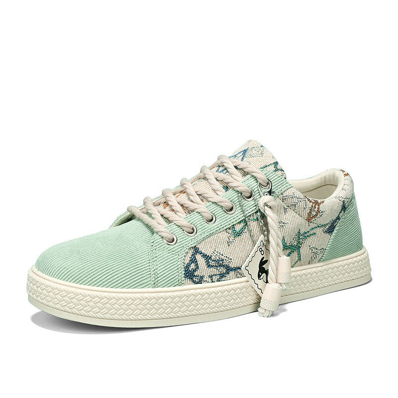 Damen Modische Sneakers mit einzigartigem Textil-Design Echo Archiv