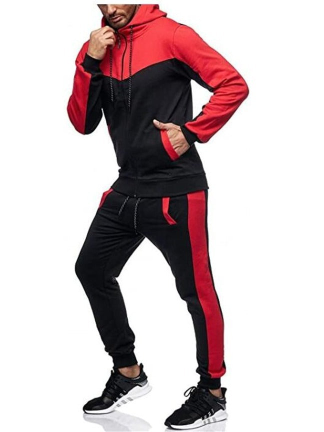 Herren Sportlicher Jogginganzug mit Kapuze und praktischen Taschen Echoarchiv