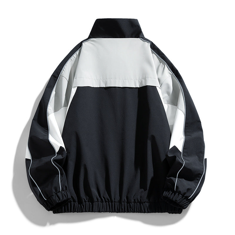 Herren Leichte Sportjacke mit hohem Kragen Echo Archiv