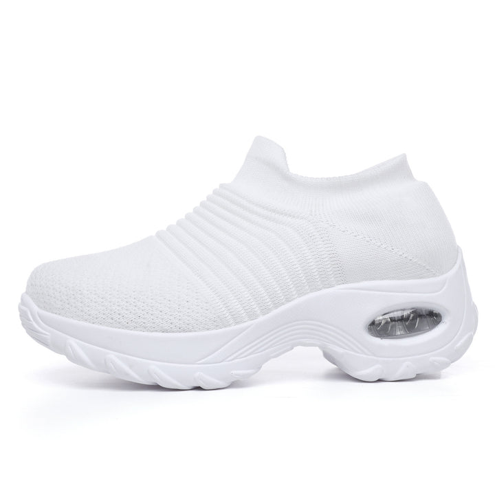 Damen gestrickter Slip-On Sportsneaker mit luftgepolsterter Zwischensohle Echo Archiv