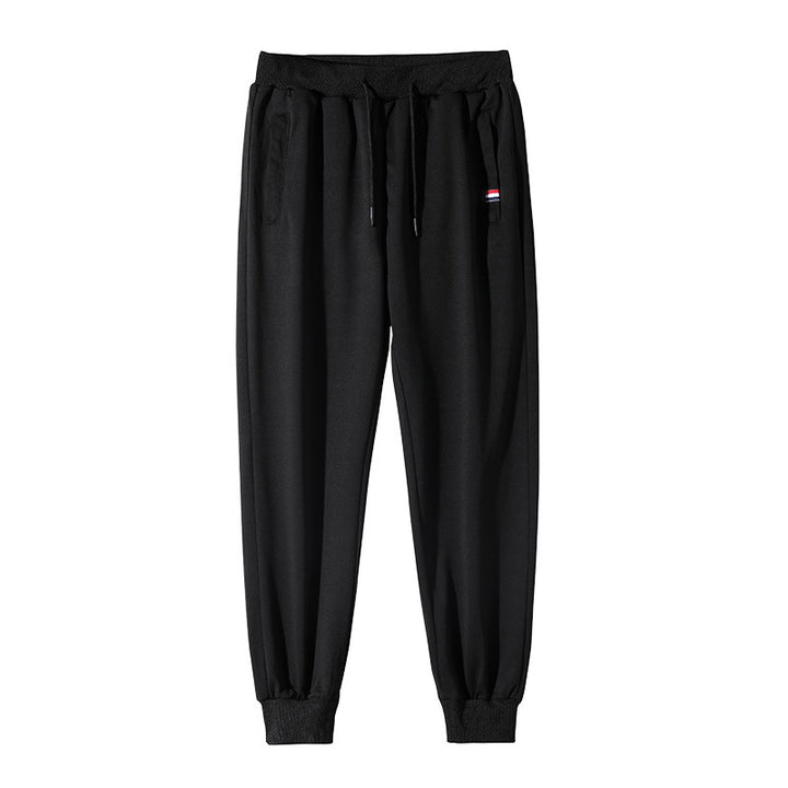 Herren Slim-Fit Jogginghose mit elastischem Rippbund, Kordelzug und Reißverschlusstaschen Echo Archiv