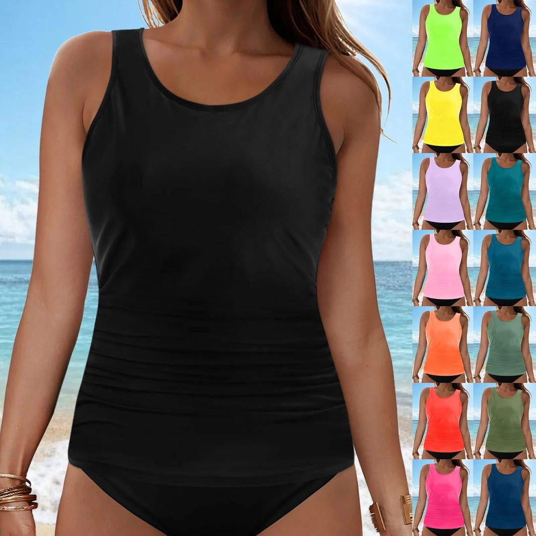 Damen Tankini-Oberteil mit Raffung Echo Archiv