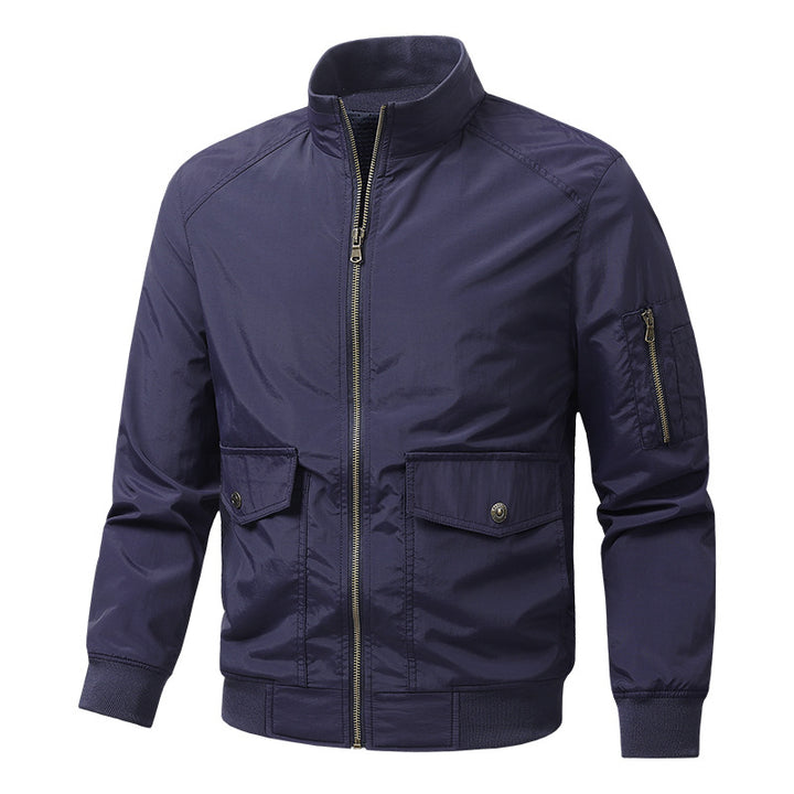 Herren Sportliche Jacke mit hohen Kragen und praktischen Taschen Echo Archiv
