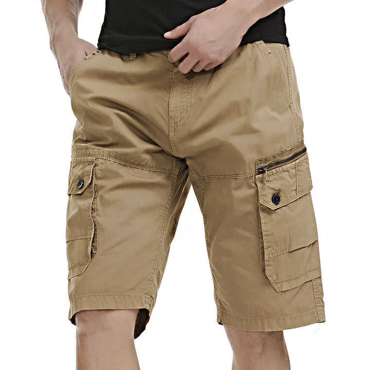 Herren Cargo-Bermudashorts mit praktischen Seitentaschen und verstellbarem Gummizug Echoarchiv