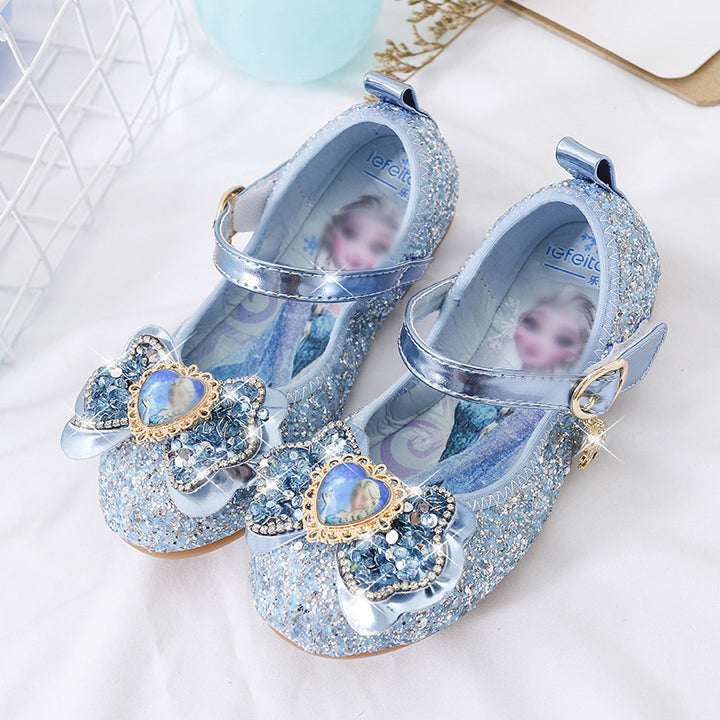Mädchen Glitzernde Ballerina-Schuhe mit Herzdetaillierung Echo Archiv
