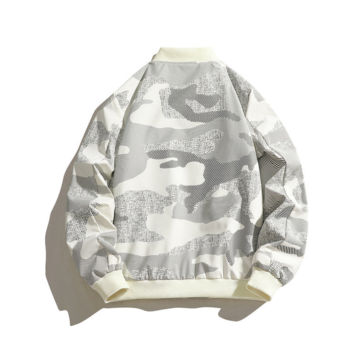Herren Modische Bomberjacke mit Camouflage-Design Echo Archiv