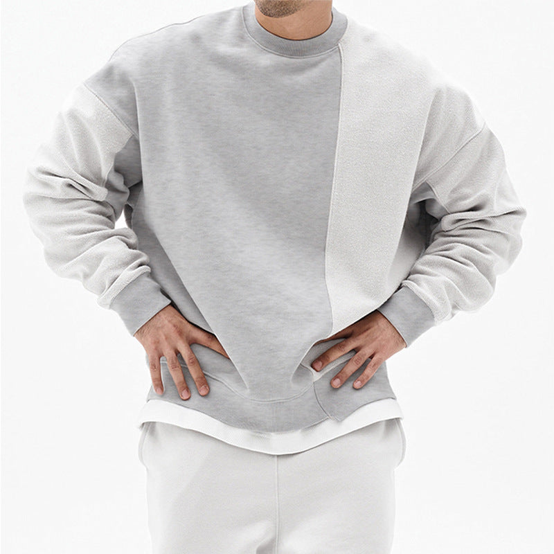 Herren Bequemer Sweatshirt mit modernem Schnitt und hohem Kragen Echoarchiv