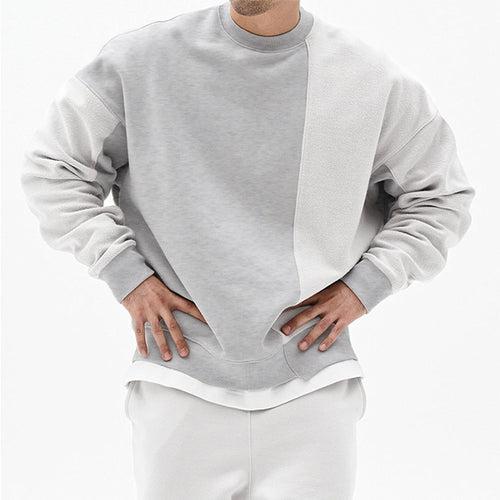 Herren Lässiger Oversized Sweatshirt Echoarchiv