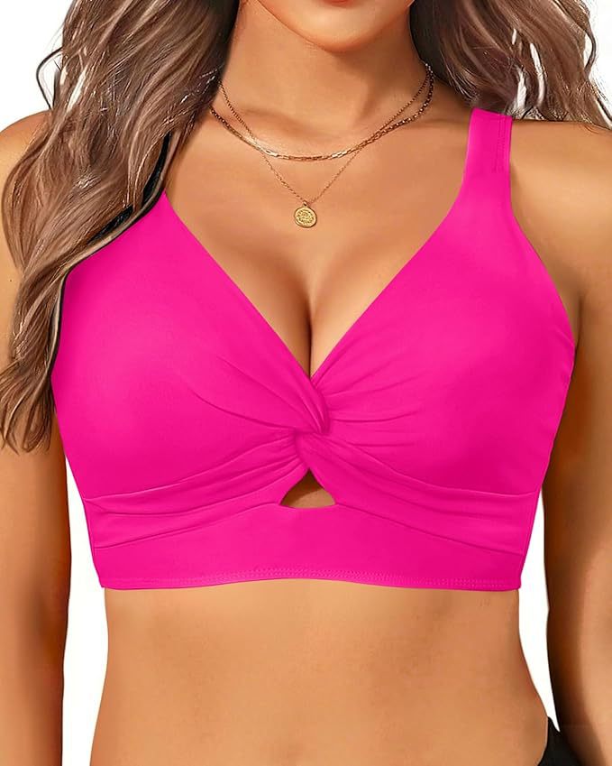Damen sportliches Bikinioberteil mit floralem Design Echo Archiv