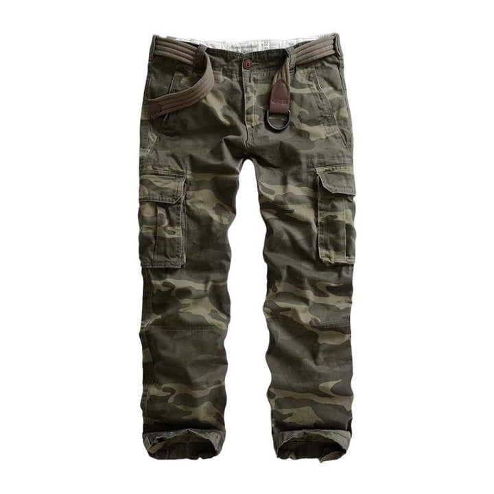 Herren Cargohose mit multifunktionalen Taschen und modernem Camouflagemuster Echoarchiv