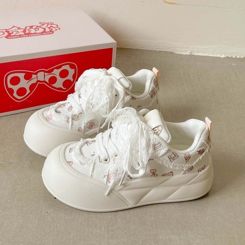 Damen Sportliche Freizeitsneaker mit einzigartigen Tiermotiven und praktischen Schnürdetails Echo Archiv