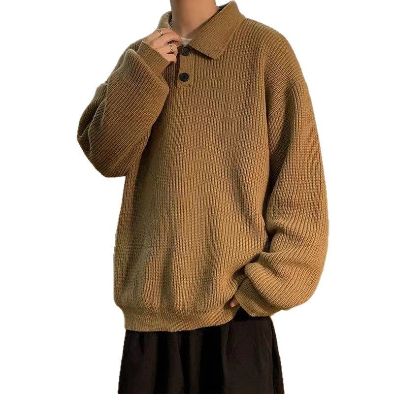 Damen Bequemer Grobstrickpullover mit Kragen Echo Archiv
